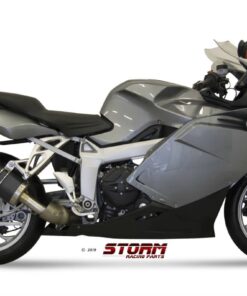 Silencioso STORM Oval Inox Negro BMW K 1200 R/S/GT 05-08 - 74.B.003.LX2B