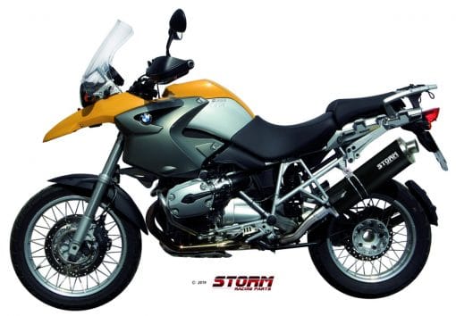 Silencioso STORM Oval Inox Negro BMW R 1200 GS 04-07 - 74.B.002.LX2B