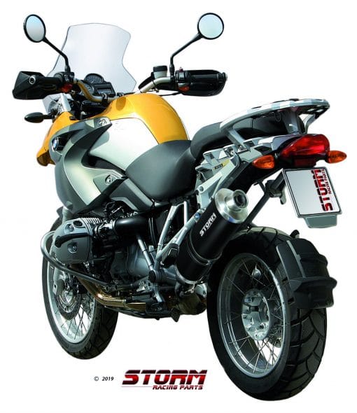 Silencioso STORM Oval Inox Negro BMW R 1200 GS 04-07 - 74.B.002.LX2B