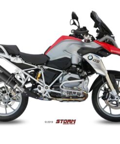 Silencioso STORM Oval negro BMW R1200GS/Adventure 13-18 - 74.B.016.LX2B