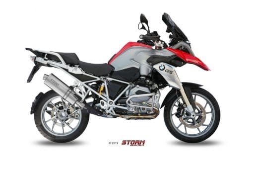 Silencioso STORM Oval inox BMW R1200GS/Adventure 13-18 - 74.B.016.LX2