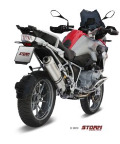 Silencioso STORM Oval inox BMW R1200GS/Adventure 13-18 - 74.B.016.LX2