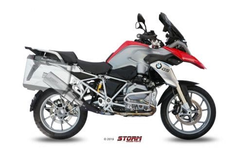 Silencioso STORM Oval inox BMW R1200GS/Adventure 13-18 - 74.B.016.LX2