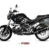 Silencioso STORM Oval Inox Negro BMW R 1200 R 11-14 - 74.B.028.LX2B