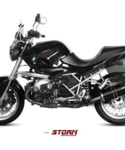 Silencioso STORM Oval Inox Negro BMW R 1200 R 11-14 - 74.B.028.LX2B