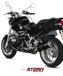 Silencioso STORM Oval Inox Negro BMW R 1200 R 11-14 - 74.B.028.LX2B