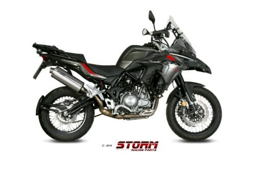 Silencioso STORM Oval Inox Benelli TRK 502 X 18-19 - 74.E.004.LX2