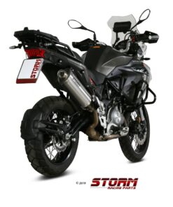 Silencioso STORM Oval Inox Benelli TRK 502 X 18-19 - 74.E.004.LX2