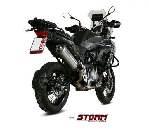 Silencioso STORM Oval Inox Benelli TRK 502 X 18-19 - 74.E.004.LX2