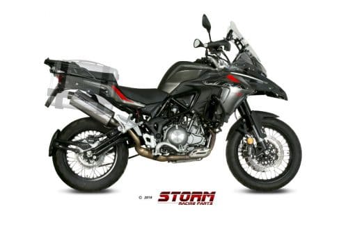 Silencioso STORM Oval Inox Benelli TRK 502 X 18-19 - 74.E.004.LX2