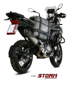 Silencioso STORM Oval Inox Benelli TRK 502 X 18-19 - 74.E.004.LX2