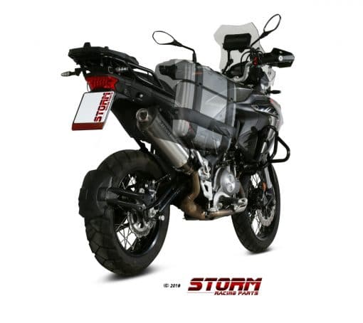 Silencioso STORM Oval Inox Benelli TRK 502 X 18-19 - 74.E.004.LX2