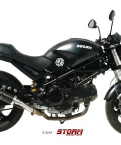 Silenciosos STORM GP Inox Negro Ducati Monster 695 06-08 - 74.D.019.LXSB