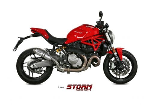 Silencioso STORM GP Inox Ducati Monster 821 18-19 - 74.D.041.LXS