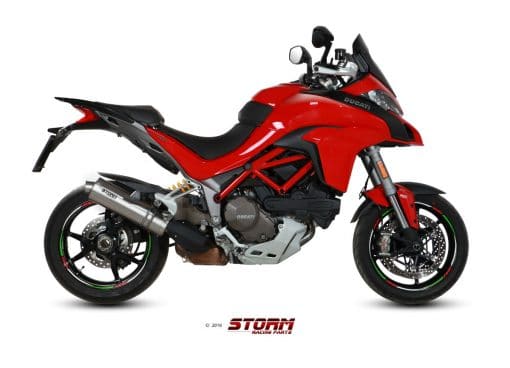 Silencioso STORM Oval Inox Ducati Multistrada 1200 15-17 - 74.D.034.LX1