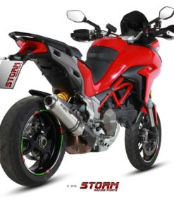 Silencioso STORM Oval Inox Ducati Multistrada 1200 15-17 - 74.D.034.LX1