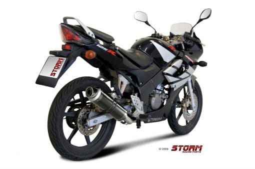 Sistema Completo STORM GP Inox Negro Honda CBR 125 R 04-10 - 74.H.043.LXSB