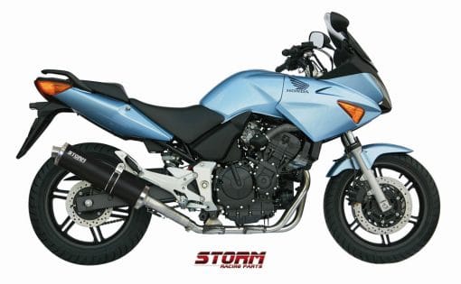 Silencioso STORM Oval Inox Negro Honda CBF 600 04-10 - 74.H.026.LX1B