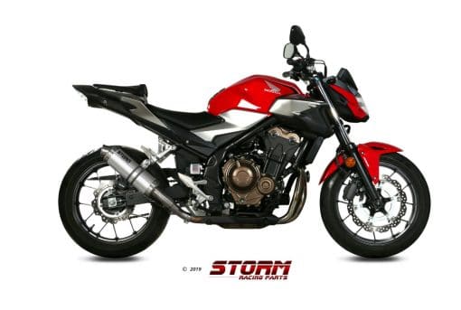 Silencioso Storm GP Inox Honda CB500F 2019 - H.075.LXS