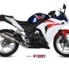 Silencioso STORM Oval Inox Honda CBR 250 R 11-14 - 74.H.047.LX1