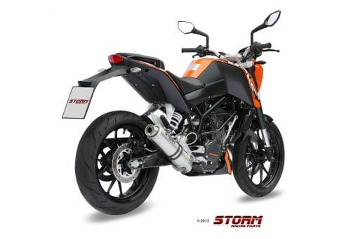 Sistema completo STORM GP Inox KTM Duke 125 11-16 - 74.KT.009.LXS