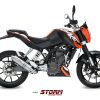 Sistema completo STORM GP Inox KTM Duke 125 11-16 - 74.KT.009.LXS