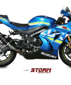 Silencioso Storm GP Inox Negro Suzuki GSX-R 1000 17-19 - 74.S.050.LXSB