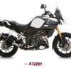 Silencioso Storm Oval Inox Negro Suzuki DL V-STROM 1000 14-19 - 74.S.042.LX2B