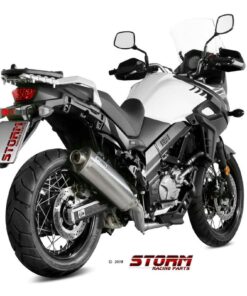 Silencioso Storm Oval Inox Suzuki DL V-STROM 1000 14-19 - 74.S.042.LX2