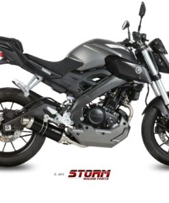 Sistema completo Storm GP Inox Negro Yamaha MT-125 15-19 - 74.Y.047.LXSB