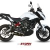 Full system Storm Oval black Kawasaki Versys 650 15-19 - 74.K.041.LX1B