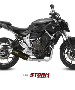 Full System Storm oval black Yamaha MT-07 14-19 - 74.Y.044.LX1B