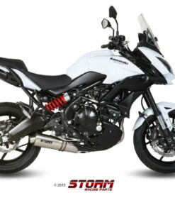 Full system Storm Oval inox Kawasaki Versys 650 15-19 - 74.K.041.LX1