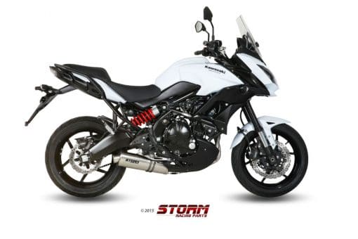 Full system Storm Oval inox Kawasaki Versys 650 15-19 - 74.K.041.LX1