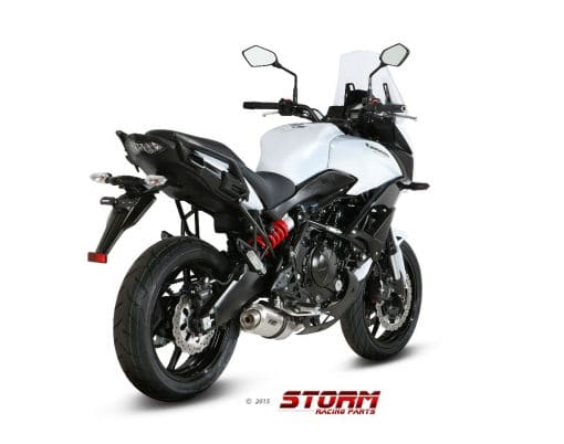 Full system Storm Oval inox Kawasaki Versys 650 15-19 - 74.K.041.LX1