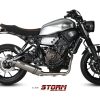 Full system Storm Oval inox Yamaha XSR700 16-19 - 74.Y.053.LX1