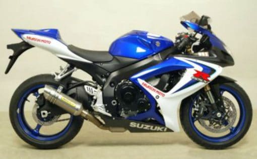 Silencioso Arrow Thunder titanio Suzuki GSX-R600 06-07 - 71702PO