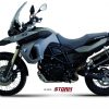 Silencioso Storm oval Black BMW F800GS 08-17 - 74.B.007.LX2B