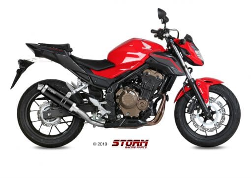 Silencioso Storm GP Black Honda CB500F 16-18 - 74.H.062.LXSB