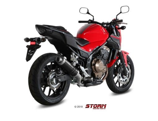 Silencioso Storm GP Black Honda CB500F 16-18 - 74.H.062.LXSB