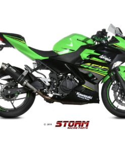 Silencioso Storm GP black Kawasaki Ninja 400 18-19 - 74.K.047.LXSB