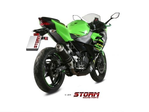 Silencioso Storm GP black Kawasaki Ninja 400 18-19 - 74.K.047.LXSB