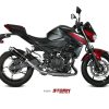 Silencioso Storm GP black Kawasaki Z400 2019 - 74.K.047.LXSB