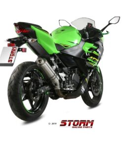 Silencioso Storm GP inox Kawasaki Ninja 400 18-20 - 74.K.047.LXS