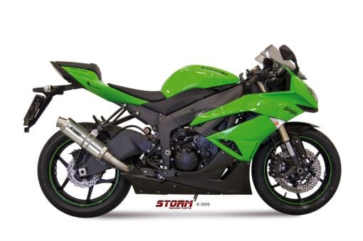 Silencioso Storm GP inox Kawasaki ZX-6R 09-16 - 74.K.022.LXS