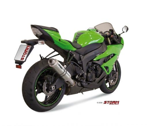 Silencioso Storm GP inox Kawasaki ZX-6R 09-16 - 74.K.022.LXS