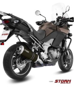 Silencioso Storm Oval black Kawasaki Versys 1000 12-14 - 74.K.034.LX2B