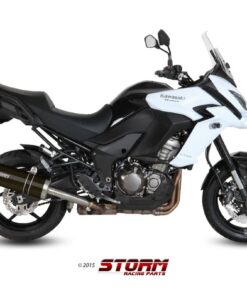 Silencioso Storm Oval black Kawasaki Versys 1000 15-18 - 74.K.040.LX2B