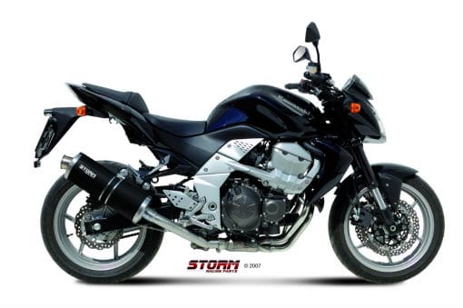 Silencioso Storm Oval black Kawasaki Z750 07-14 - 74.K.018.LX2B