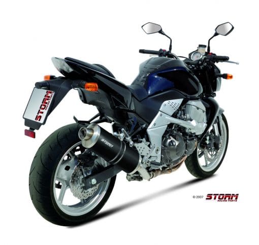 Silencioso Storm Oval black Kawasaki Z750 07-14 - 74.K.018.LX2B